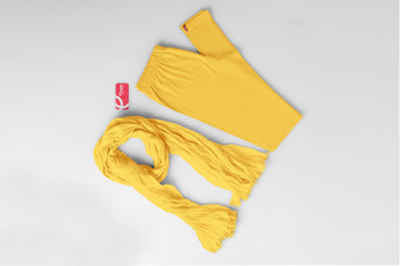 Dupatta-Lemon Yellow