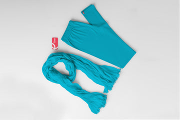 Dupatta-Marine Blue