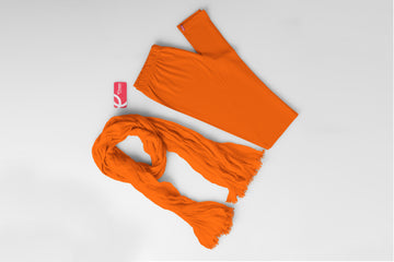 Dupatta-Orange