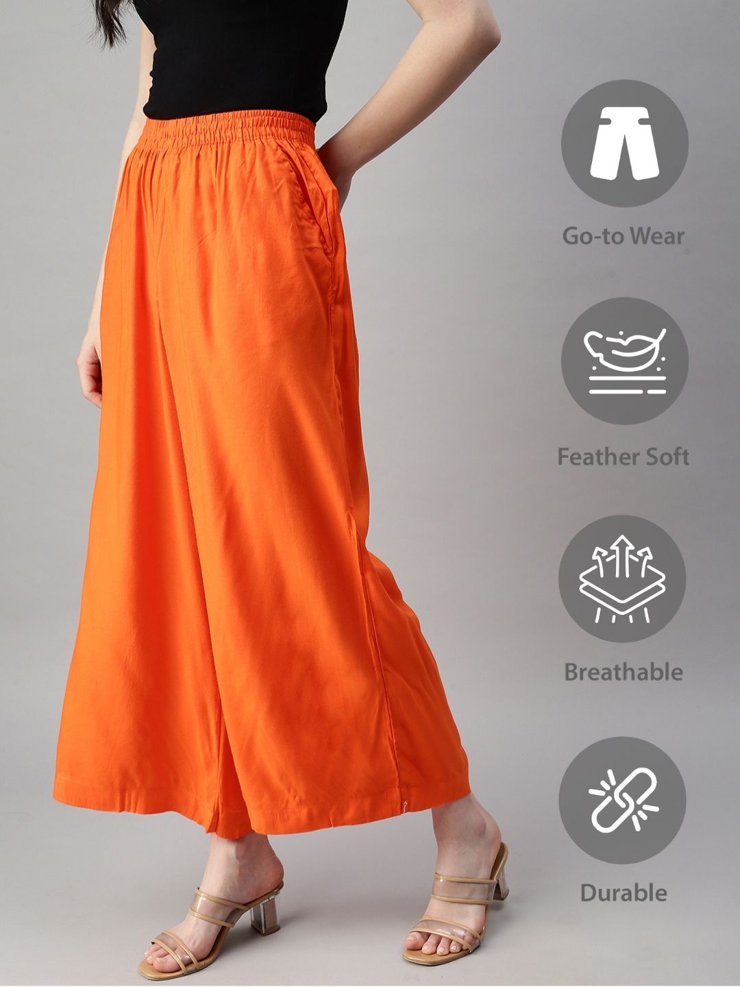 Prisma | Palazzo-Orange Fashion Wears