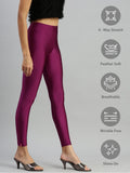 Prisma | Shimmer Leggings-Plum Leggings