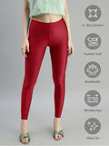 Prisma | Shimmer Leggings-Red Leggings