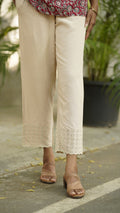 Prisma | Schiffli Pant - Sand Design 1 Fashion Wears
