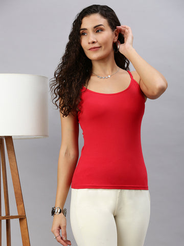 Camisole-Apple Red