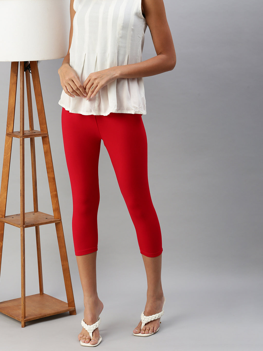 Shop Prisma's Apple Red Capri Leggings for Comfortable and Stylish Workout  Wear