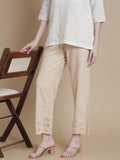 Prisma | Schiffli Pant - Sand Design 2 Fashion Wears