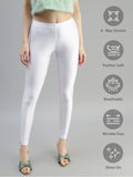 Prisma | Shimmer Leggings-White Leggings