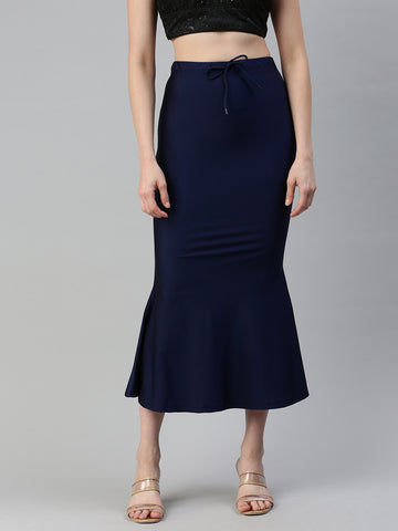 Cotton Saree Shaper-Navy
