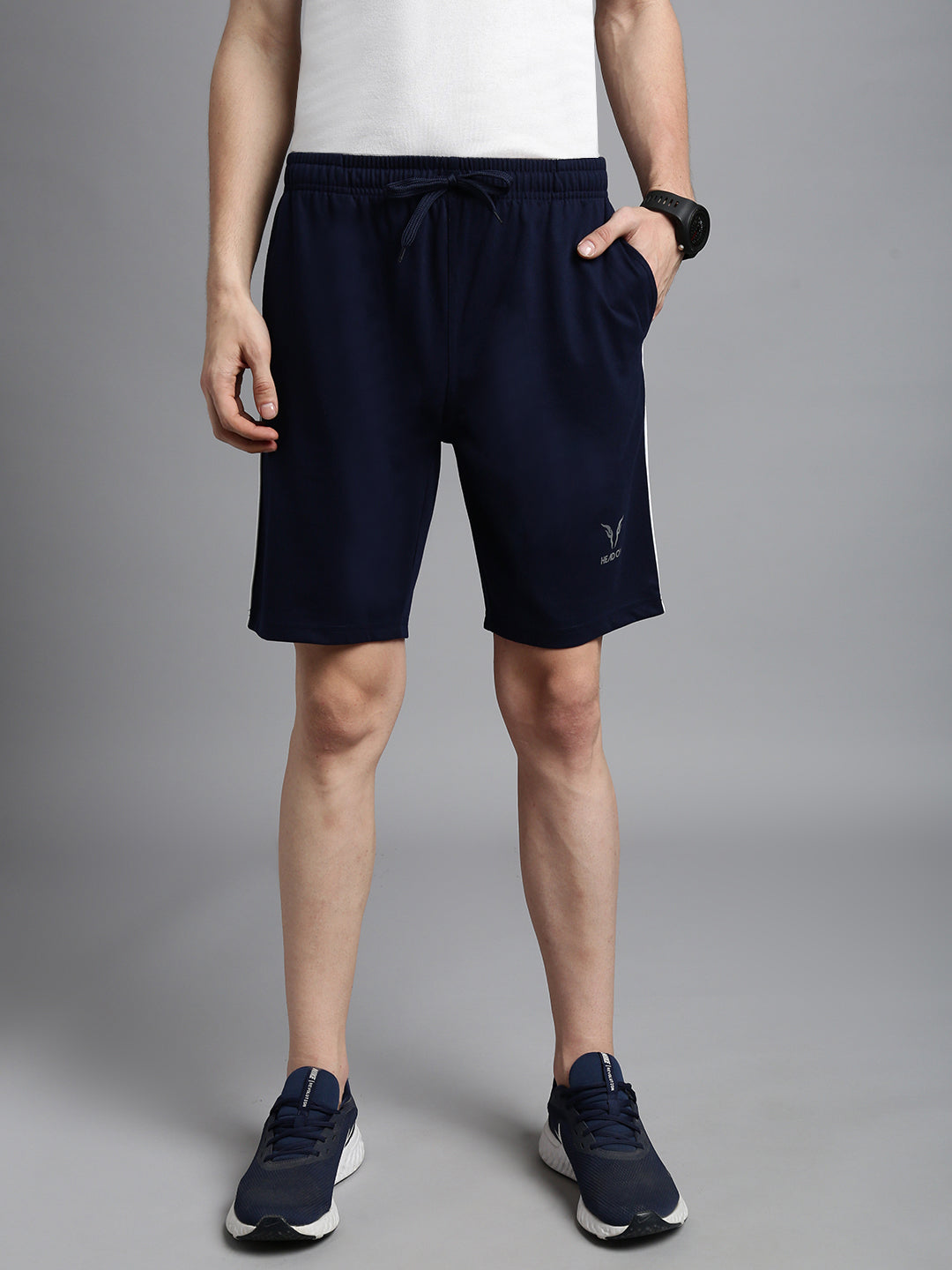 Prisma | Bermudas Zip-Navy Athleisure