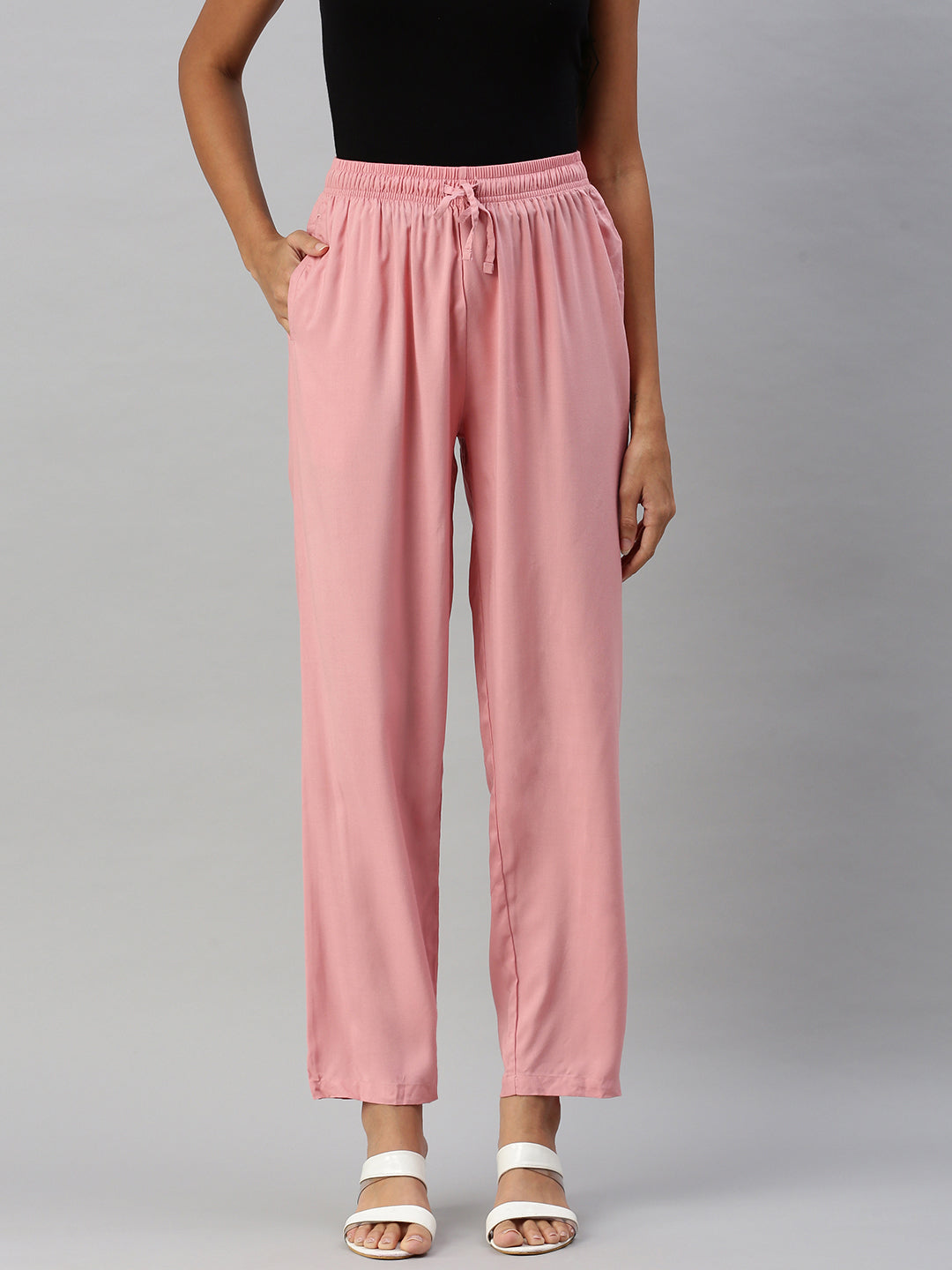 Casual Pant-Dusty Pink
