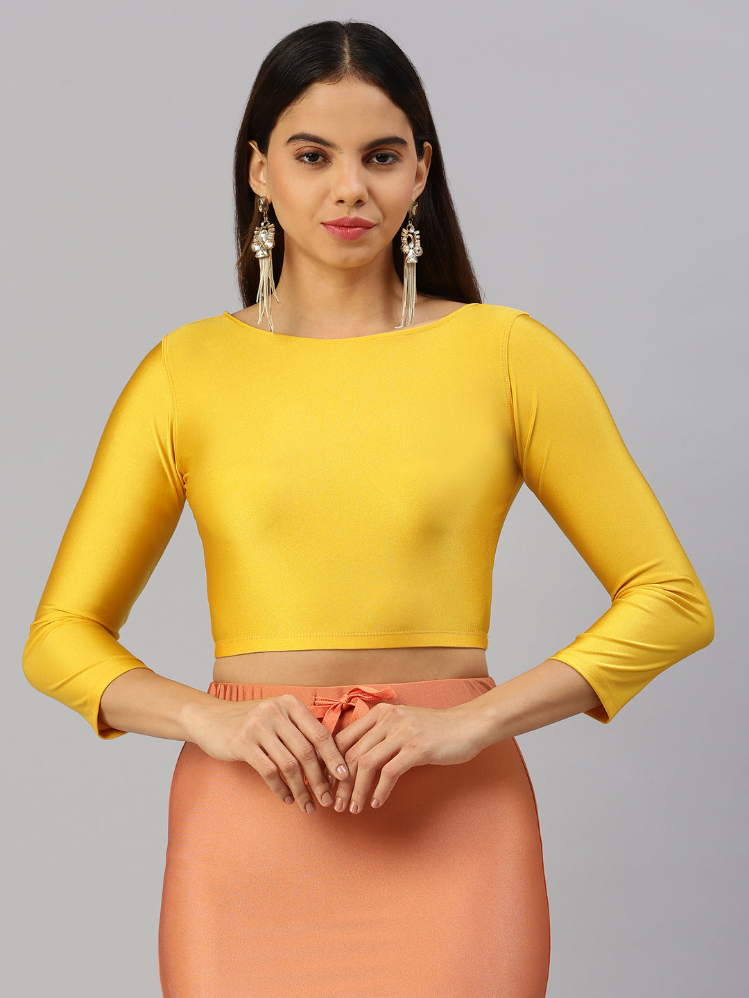 Blouse Long Sleeve-Yellow Gold