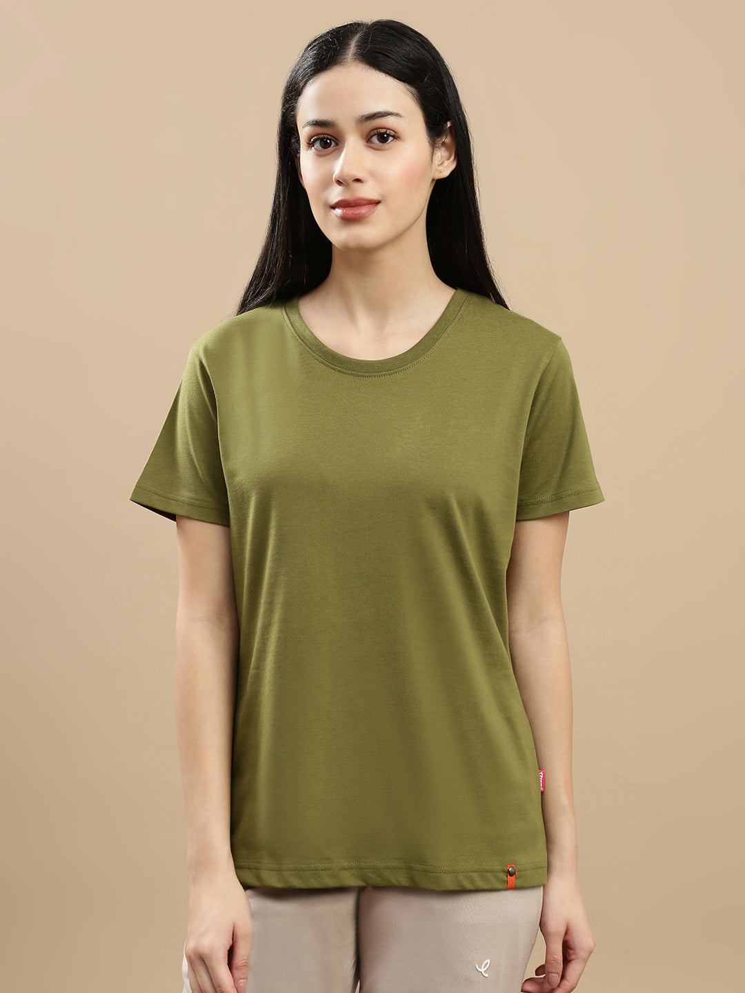 Prisma | Basic Tee-Olive Athleisure