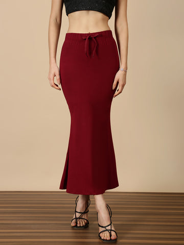 Cotton Saree Shaper-Frenchwine
