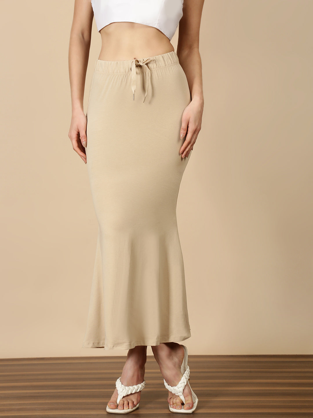 Cotton Saree Shaper-Sand