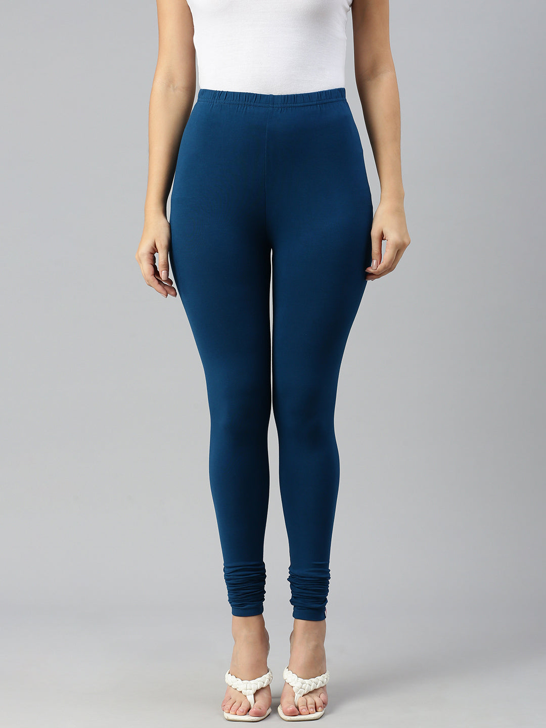 Churidar Leggings-Teal