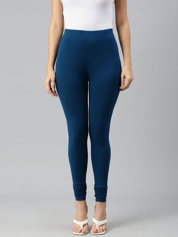 Churidar Leggings-Teal