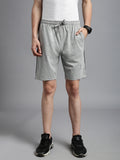 Prisma | Bermudas Zip-Grey Melange Athleisure