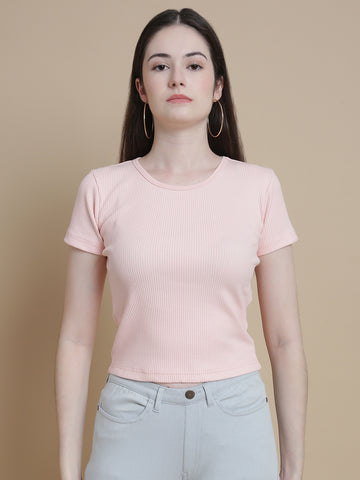 Prisma | Ribbed Tee - Bubblegum Fashion Wears