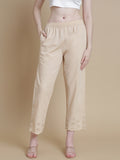 Prisma | Schiffli Pant - Sand Design 2 Fashion Wears