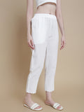 Prisma | Schiffli Pant - White Design 3 Fashion Wears