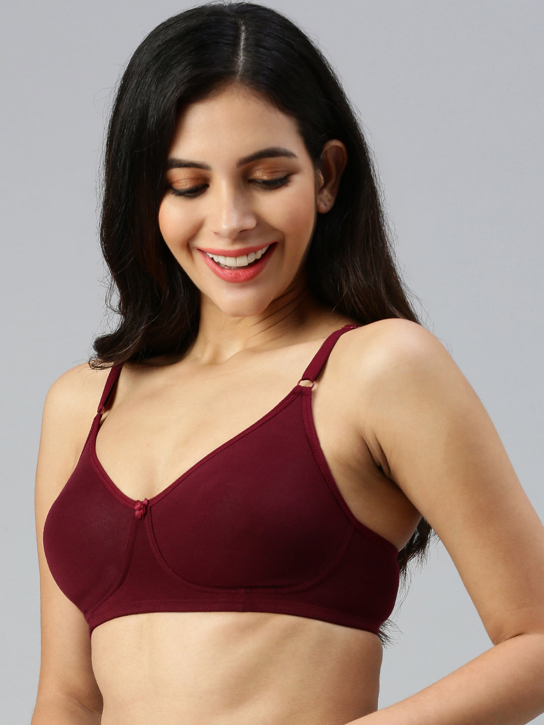 Daily Fit(Moulded Basic Bra)-Peach