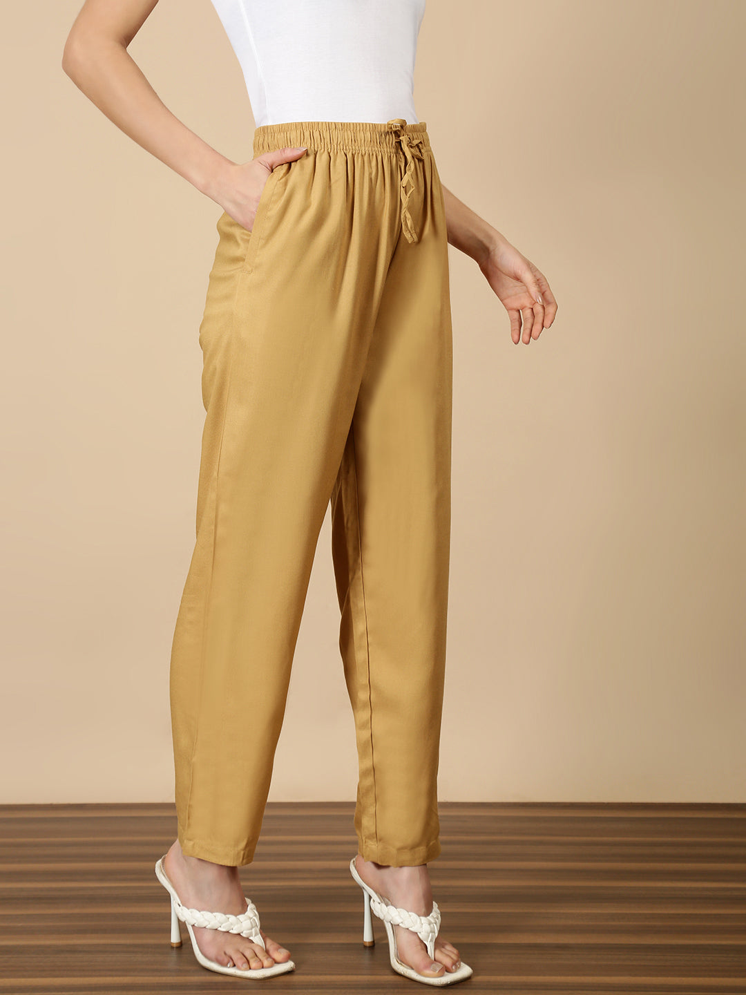 Casual Pant-Honey