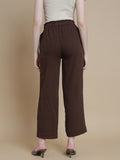 Prisma | Muslin Pant - Privé Collection by Prisma - Brown Fashion Wears