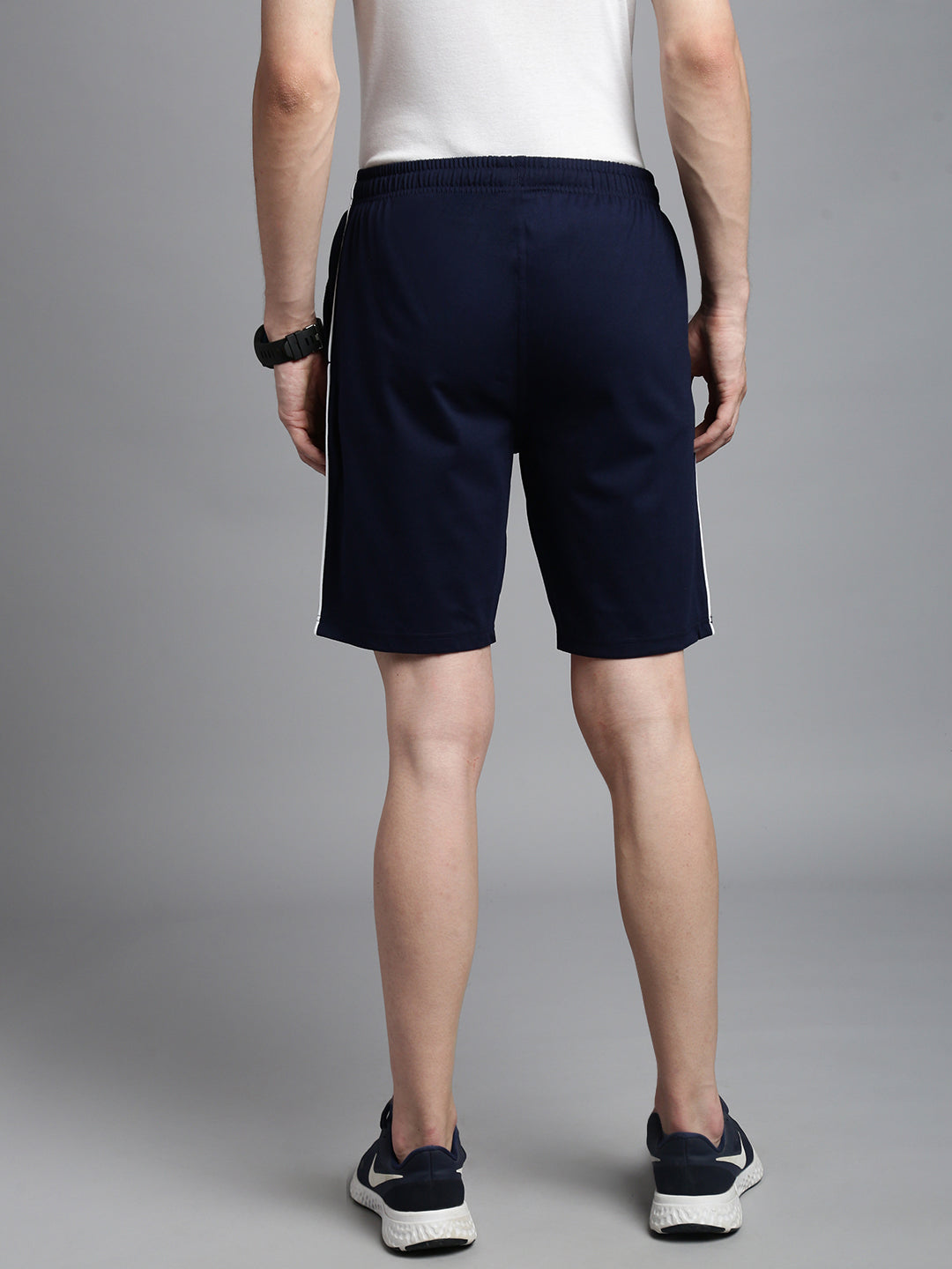 Prisma | Bermudas Zip-Navy Athleisure