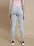Prisma | Color Jeggings Pocket-Ash Blue Jeggings
