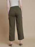 Prisma | Muslin Pant - Privé Collection by Prisma - Olive Fashion Wears