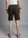 Prisma | Bermudas Zip-Olive Athleisure