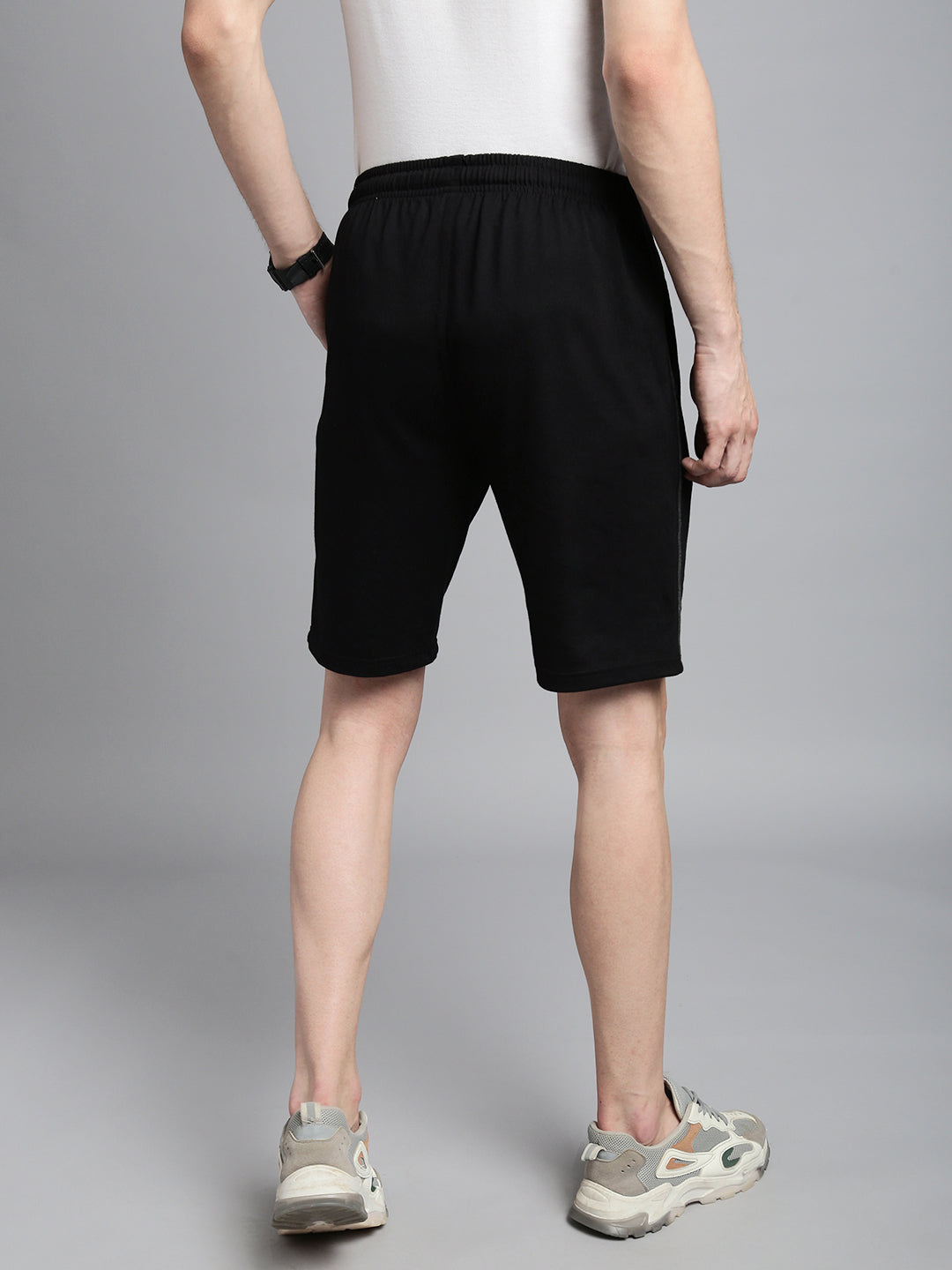 Prisma | Bermudas Zip-Black Athleisure