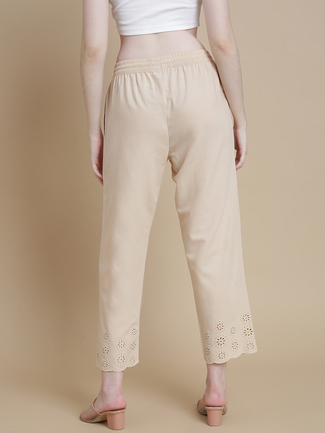 Prisma | Schiffli Pant - Sand Design 2 Fashion Wears