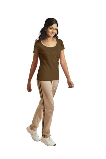 Loungewear Set-Brown-Sand