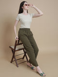 Prisma | Muslin Pant - Privé Collection by Prisma - Olive Fashion Wears