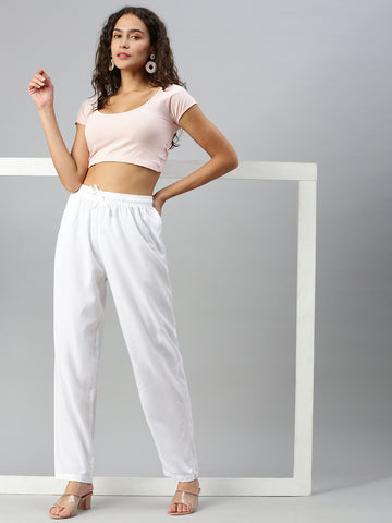 Casual Pant-White