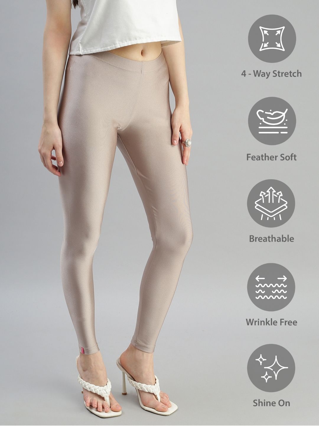 Prisma | Shimmer Leggings-Copper Leggings