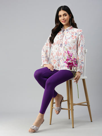 Ankle Leggings-Orchid