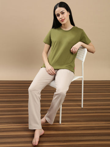 Prisma | Basic Tee-Olive Athleisure