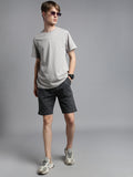 Prisma | Bermudas Zip-Snow Black Athleisure