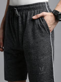 Prisma | Bermudas Zip-Snow Black Athleisure