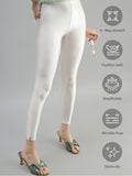 Prisma | Shimmer Leggings-Cream Leggings