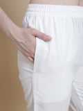 Prisma | Schiffli Pant - White Design 3 Fashion Wears
