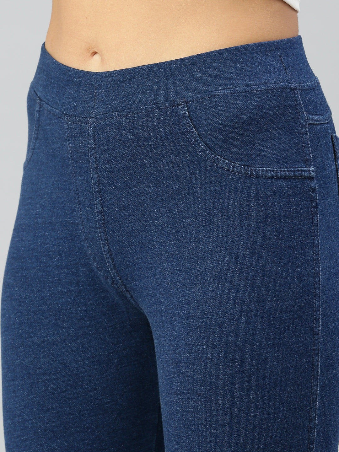 Soft Surroundings Elastic Waist Denim Leggings & Jeggings for Women |  Mercari