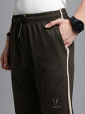 Prisma | Bermudas Zip-Olive Athleisure