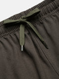 Prisma | Bermudas Zip-Olive Athleisure