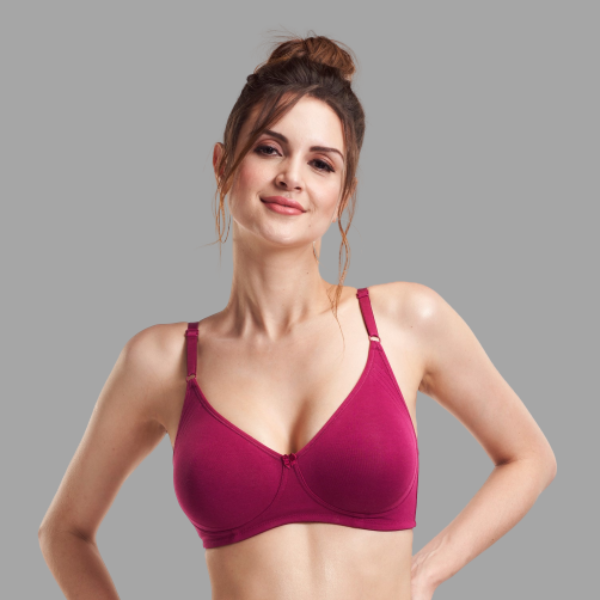 Buy Naidu Hall Single Layered Non Wired Medium Coverage Bra - Black at  Rs.185 online | Bra online