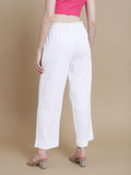 Prisma | Muslin Pant - Privé Collection by Prisma - White Fashion Wears