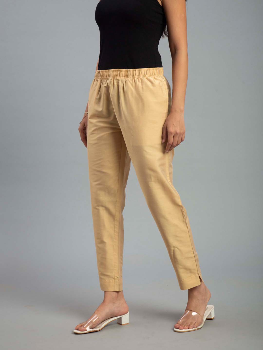 Prisma | Metallic Pant-Gold Fashion Wears