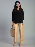 Prisma | Metallic Pant-Gold Fashion Wears